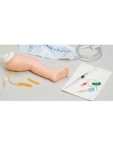 Jambe de nourrisson pour l'entraînement à l'injection intraveineuse Erler Zimmer R10171