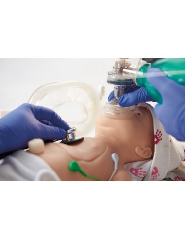 Neonatal resuscitation simulator with ECG Charlie EZBA97