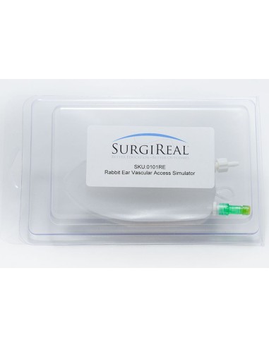 Simulador de acceso vascular con oreja de conejo Erler Zimmer SRE0101RE